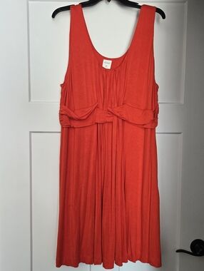 Soma Red Knotted Front Sundress